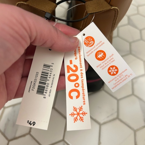 Brand New Girl’s Joe Fresh Winter Boots, Sz 3 - Picture 6 of 8